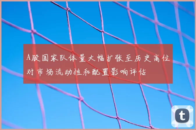 A股国家队体量大幅扩张至历史高位对市场流动性和配置影响评估